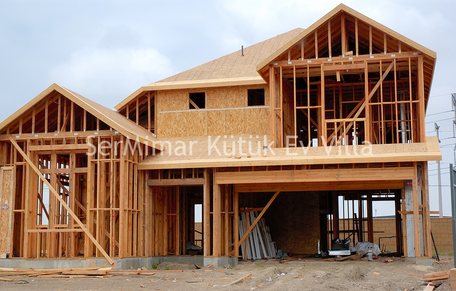 Fin ve Ukrayna Masif Ahşap Ev Villa Modelleri