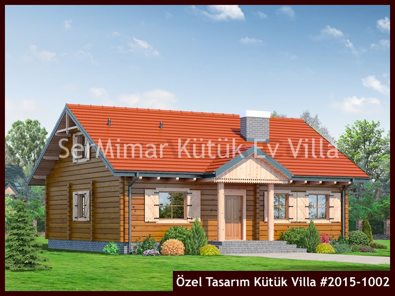 Özel Tasarım Kütük Villa #2015-1002