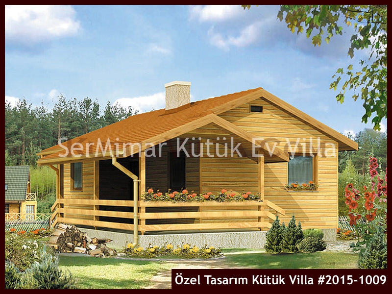 Özel Tasarım Kütük Villa #2015-1009 Kütük Ev İç/Dış Görseli 3