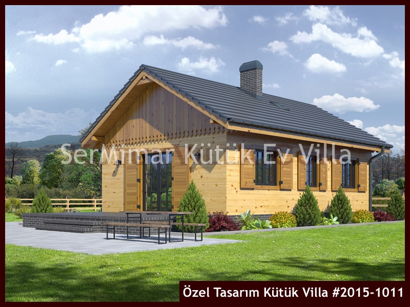 Özel Tasarım Kütük Villa #2015-1011 Kütük Ev İç/Dış Görseli 3