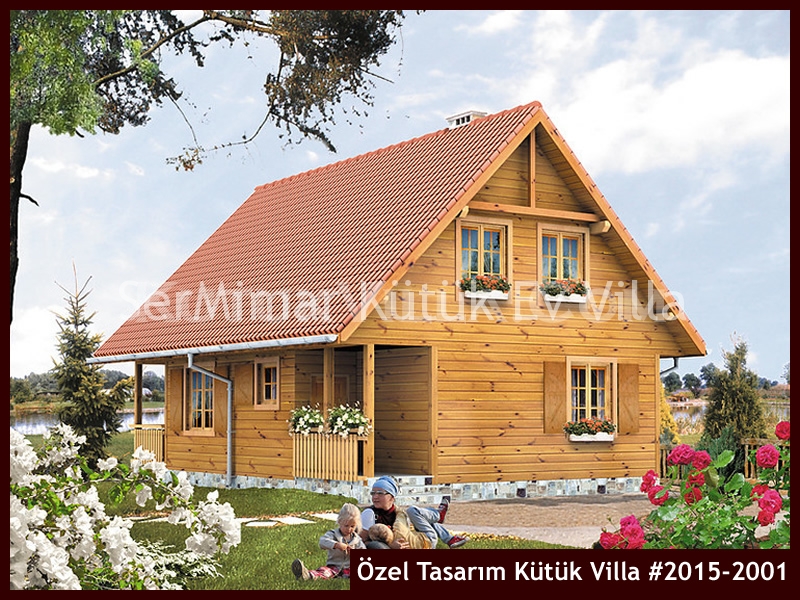 Özel Tasarım Kütük Villa #2015-2001 Kütük Ev İç/Dış Görseli 4
