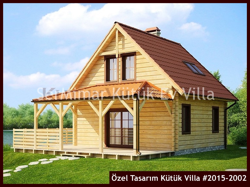 Özel Tasarım Kütük Villa #2015-2002 Kütük Ev İç/Dış Görseli 4