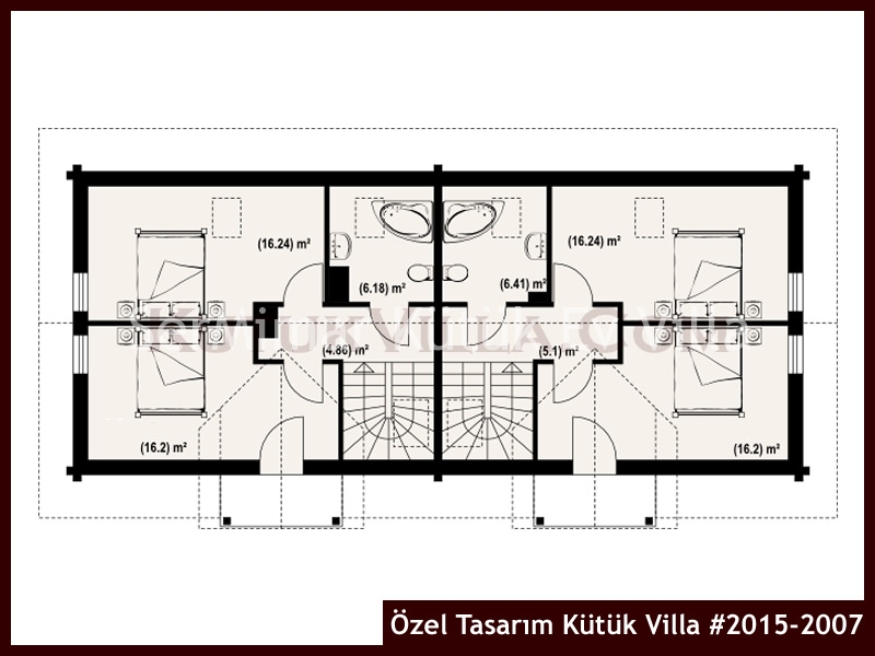 Özel Tasarım Kütük Villa #2015-2007 Kütük Ev İç/Dış Görseli 3