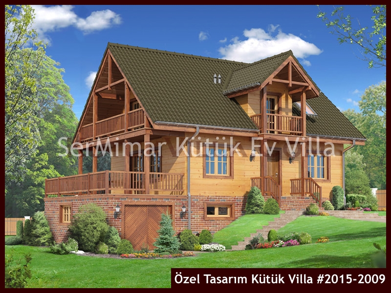 Özel Tasarım Kütük Villa #2015-2009