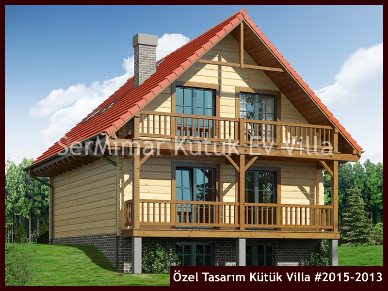 Özel Tasarım Kütük Villa #2015-2013 Kütük Ev İç/Dış Görseli 4