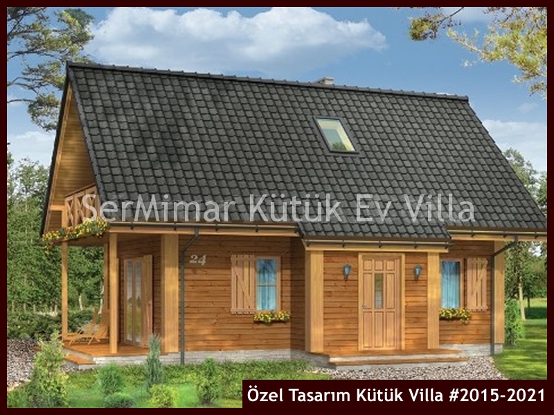 Özel Tasarım Kütük Villa #2015-2021 Ahşap Villa
