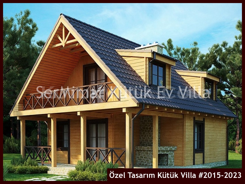 Özel Tasarım Kütük Villa #2015-2023 Ahşap Villa