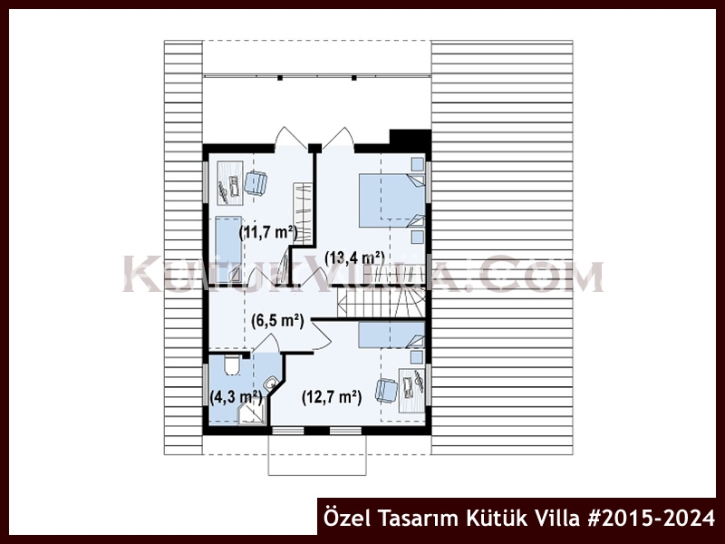 Özel Tasarım Kütük Villa #2015-2024 Kütük Ev İç/Dış Görseli 3