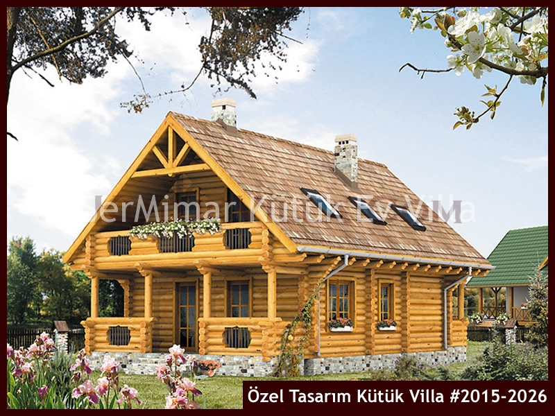 Özel Tasarım Kütük Villa #2015-2026 Kütük Ev İç/Dış Görseli 4