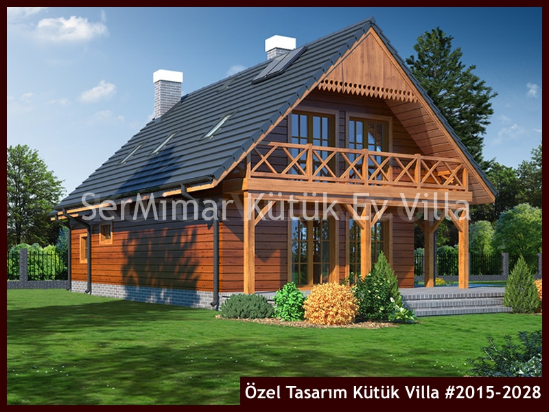 Özel Tasarım Kütük Villa #2015-2028 Kütük Ev İç/Dış Görseli 4