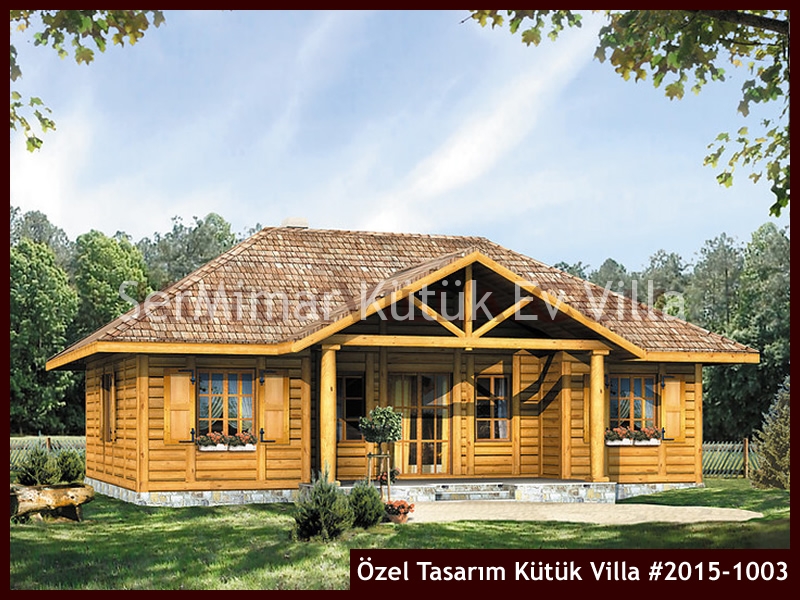 Özel Tasarım Kütük Villa #2015-1003