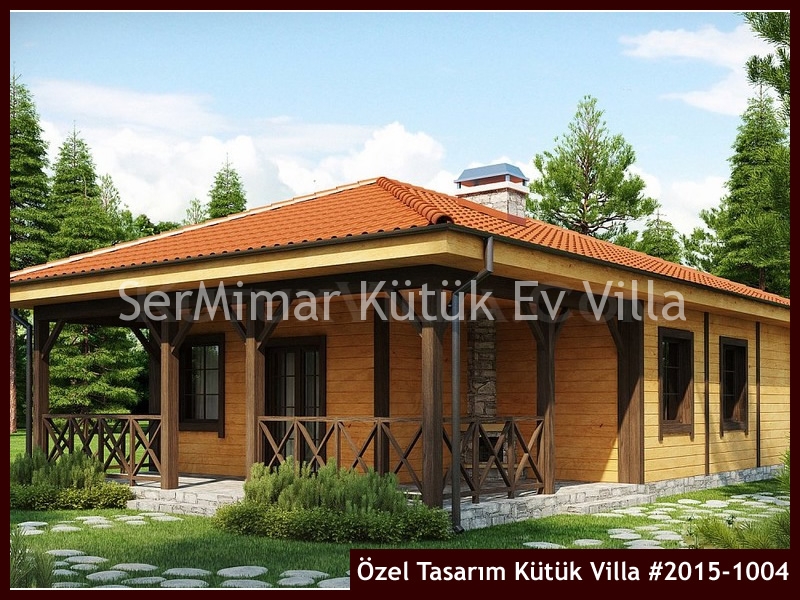 Özel Tasarım Kütük Villa #2015-1004