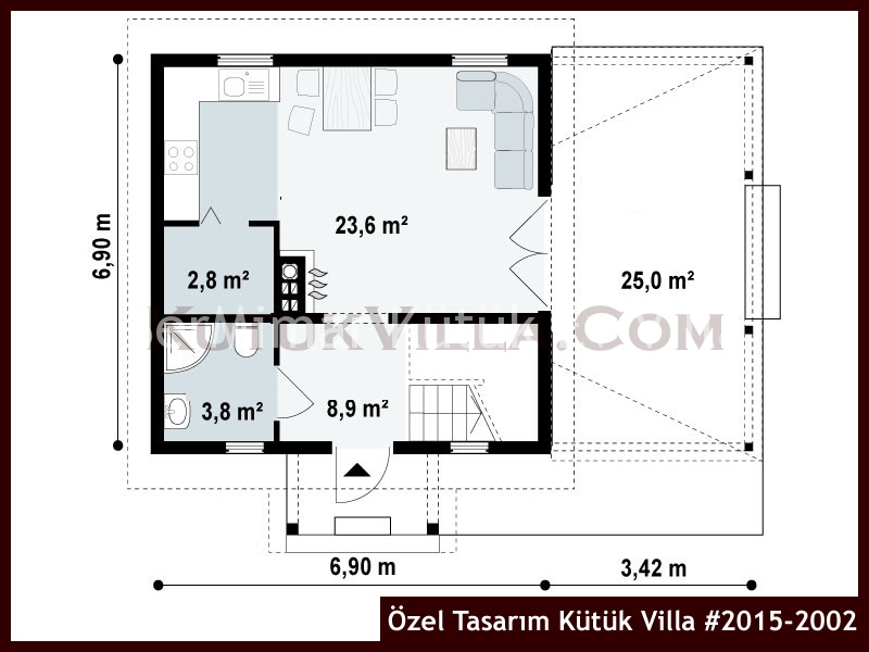Özel Tasarım Kütük Villa #2015-2002
