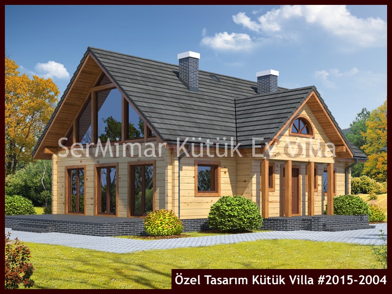 Özel Tasarım Kütük Villa #2015-2004