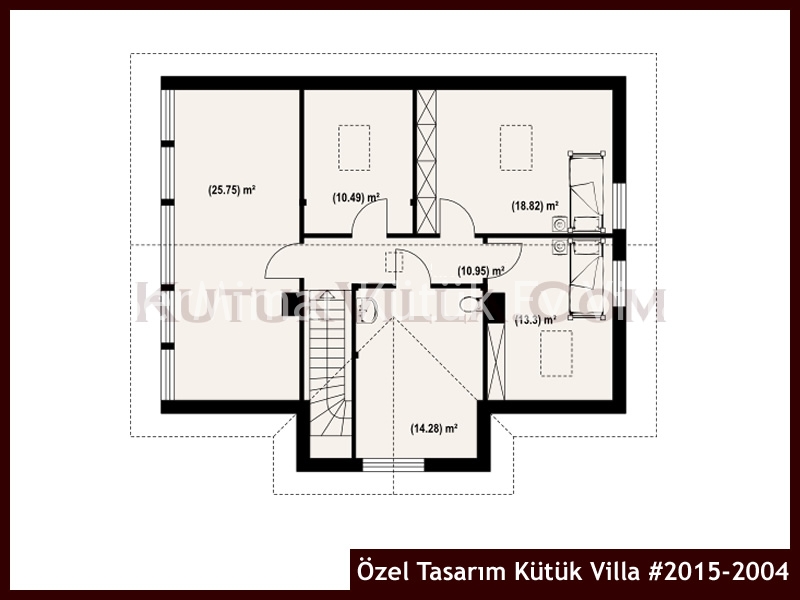 Özel Tasarım Kütük Villa #2015-2004