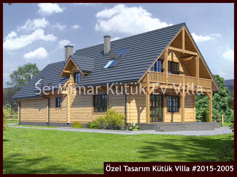 Özel Tasarım Kütük Villa #2015-2005