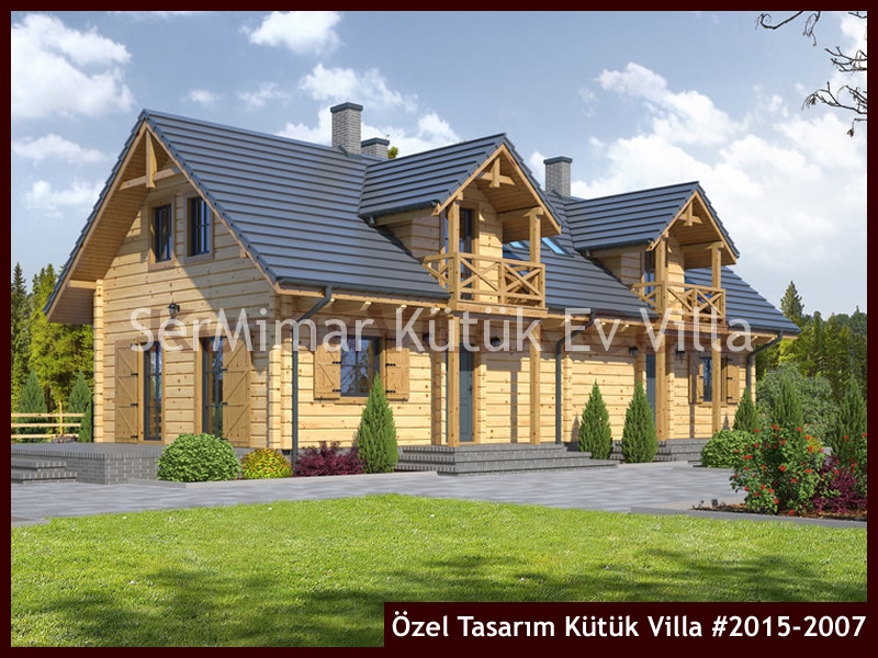 Özel Tasarım Kütük Villa #2015-2007