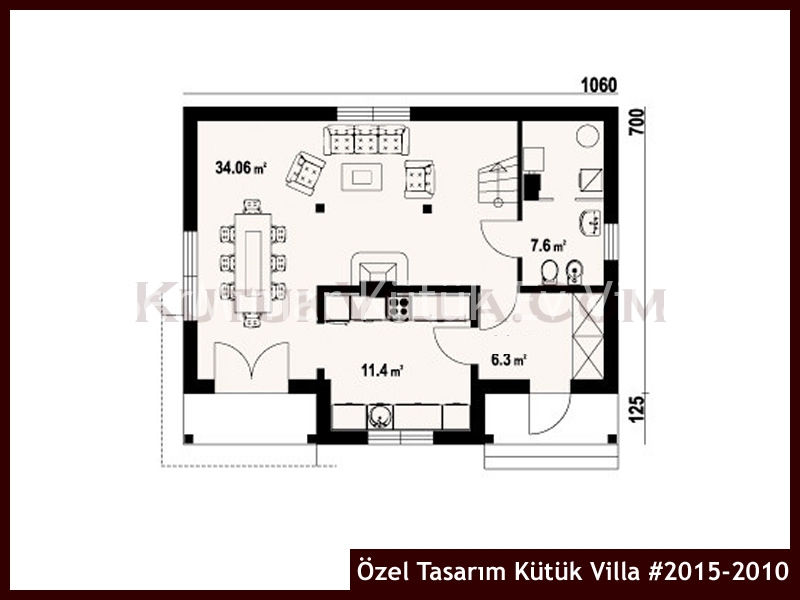 Özel Tasarım Kütük Villa #2015-2010