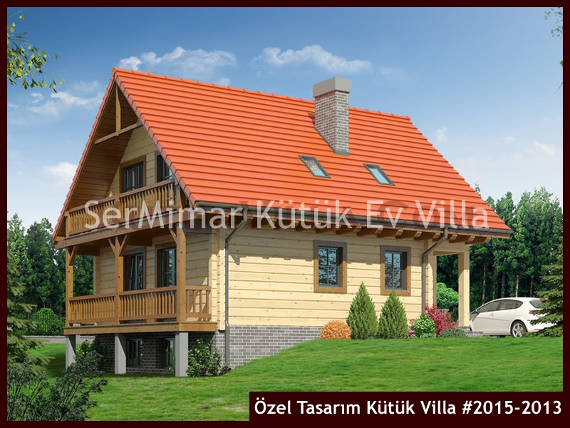 Özel Tasarım Kütük Villa #2015-2013