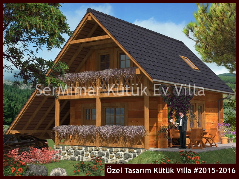 Özel Tasarım Kütük Villa #2015-2016