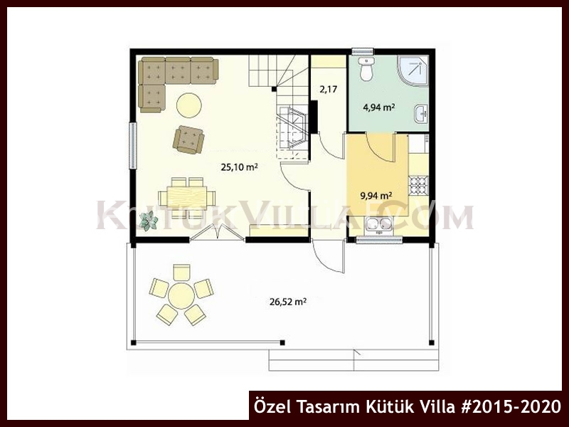 Özel Tasarım Kütük Villa #2015-2020