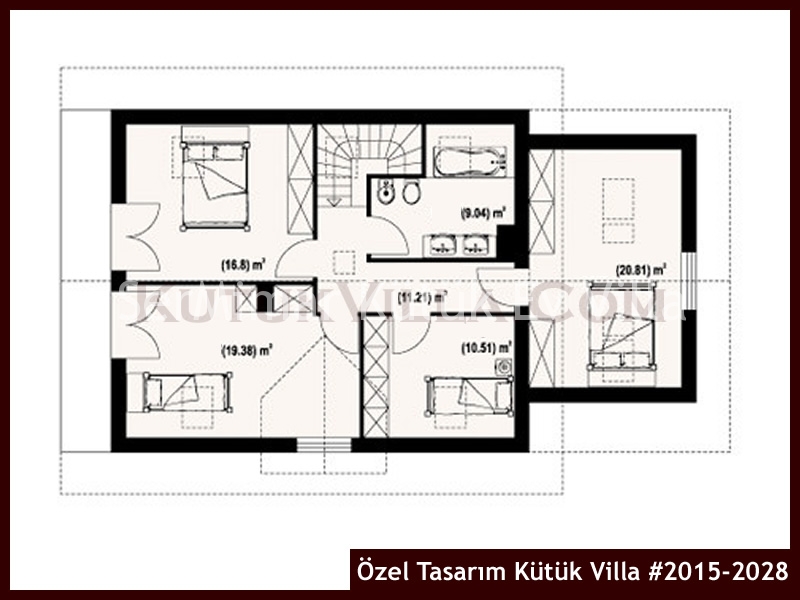 Özel Tasarım Kütük Villa #2015-2028