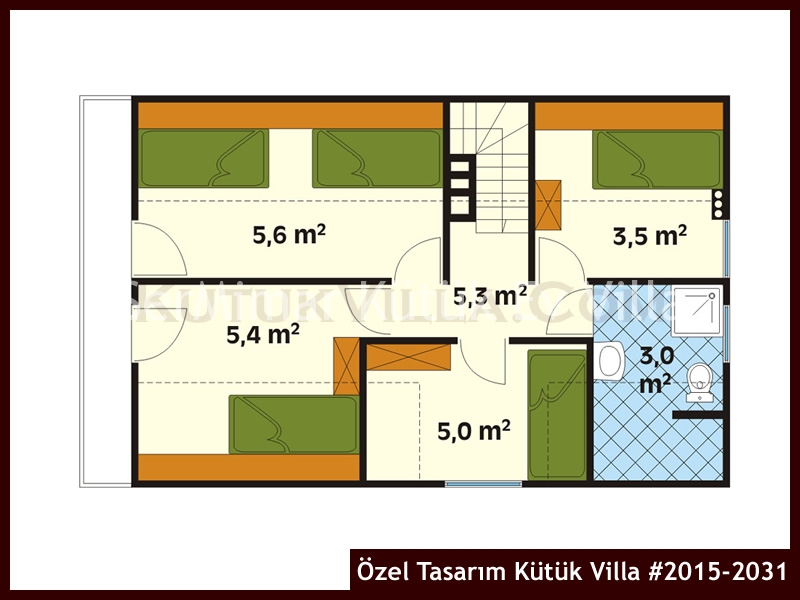 Özel Tasarım Kütük Villa #2015-2031