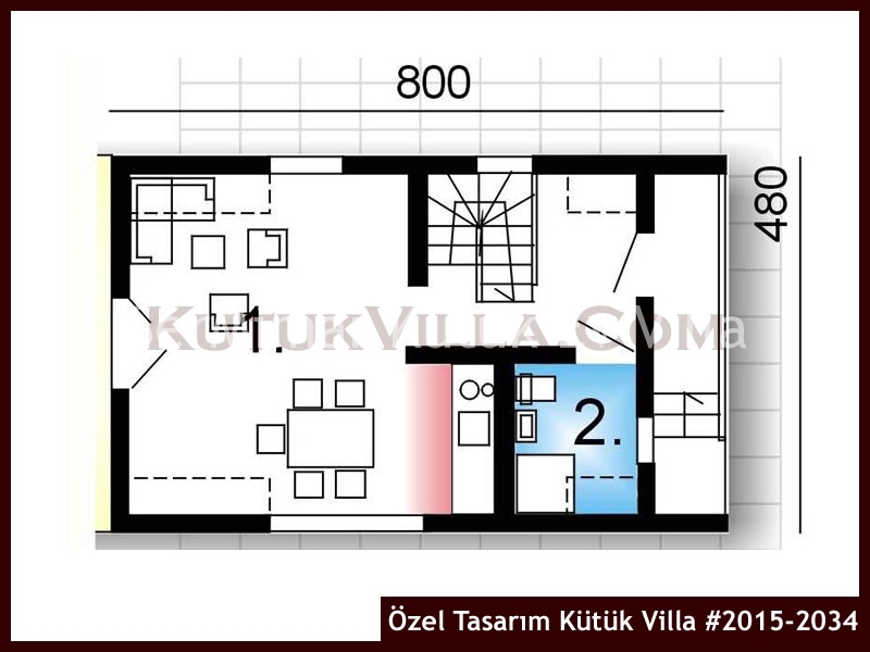 Özel Tasarım Kütük Villa #2015-2034
