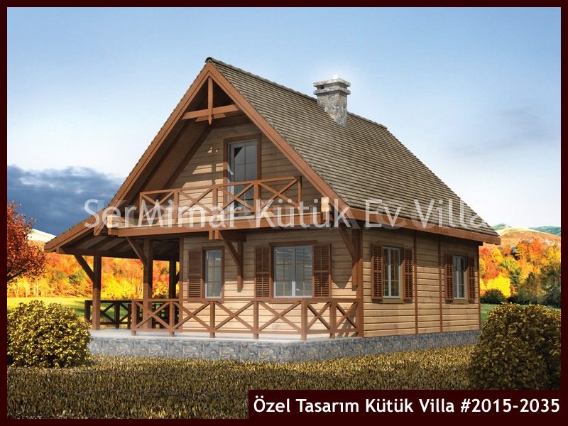 Özel Tasarım Kütük Villa #2015-2035