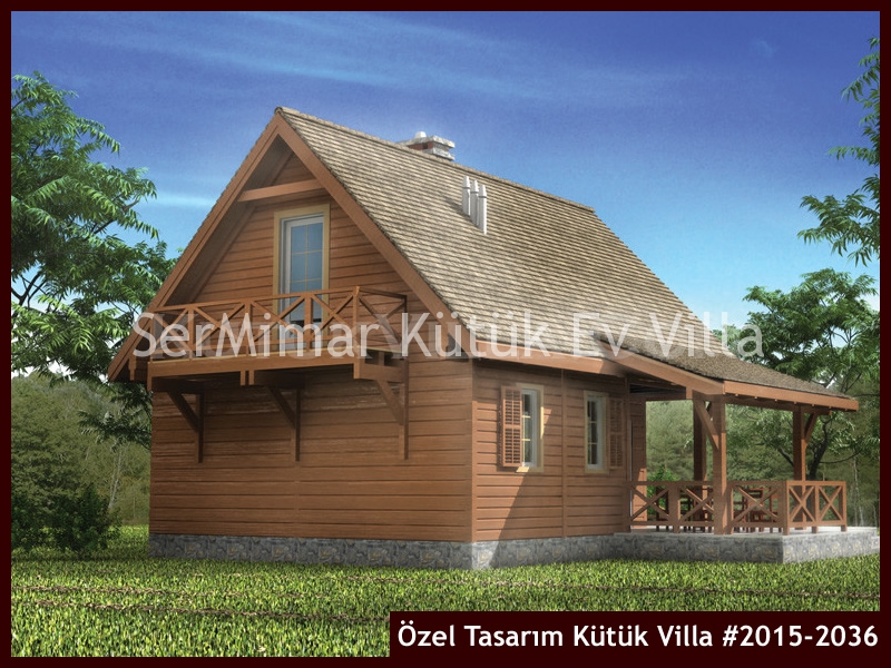 Özel Tasarım Kütük Villa #2015-2036